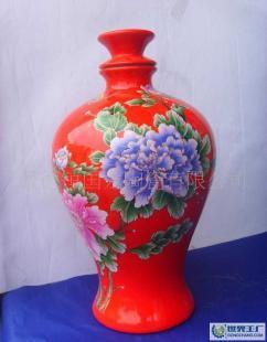 景德鎮特色陶瓷 三斤裝酒瓶~紅瓷 ~青花瓷必備_禮品、工藝品、飾品_世界工廠網中國產品信息庫